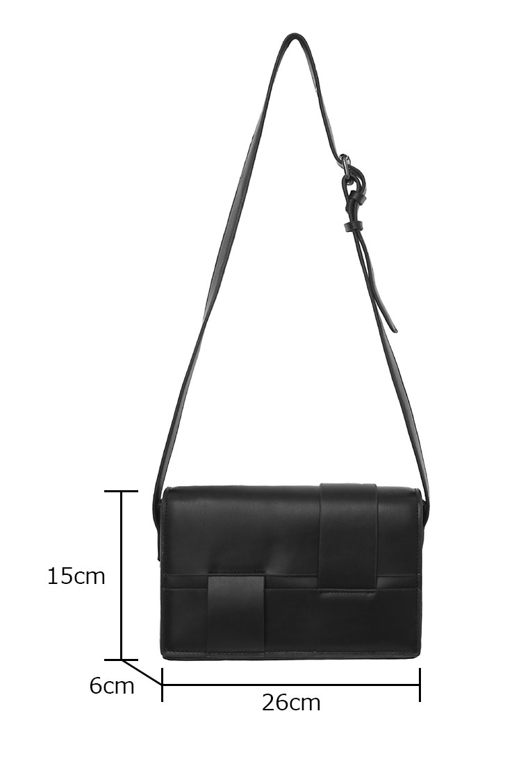 Whatna  ミニワンショルダーバッグ メンズ PUレザー 小型 斜め掛け 肩掛け・胸掛け兼用 男女兼用-7