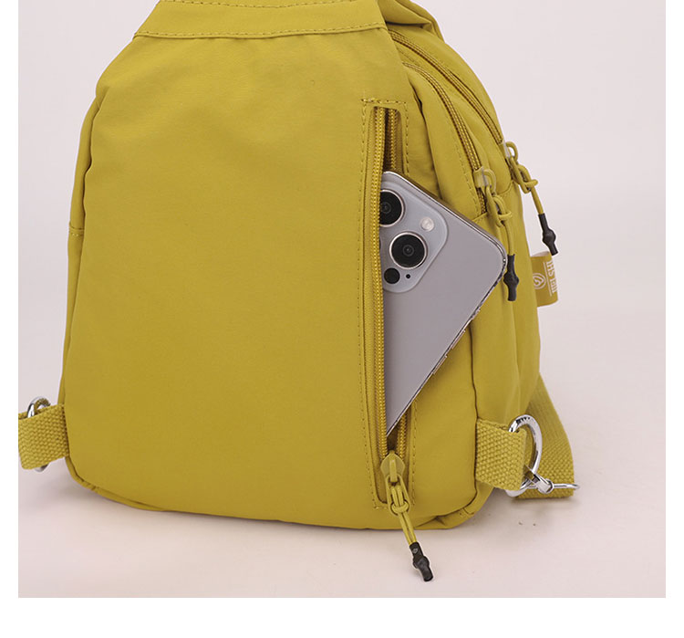 Whatna  ワンショルダーバッグ メンズ レディース 防水・耐摩耗ナイロン 多機能ボディバッグ 胸バッグ 手提げ 肩掛け リュック対応左右付け替え可 iPad mini対応-10