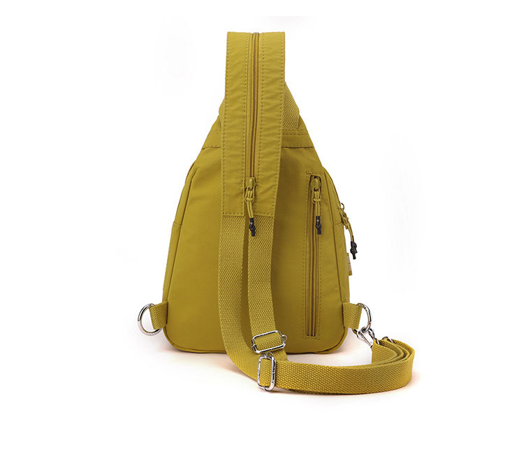 Whatna  ワンショルダーバッグ メンズ レディース 防水・耐摩耗ナイロン 多機能ボディバッグ 胸バッグ 手提げ 肩掛け リュック対応左右付け替え可 iPad mini対応-4