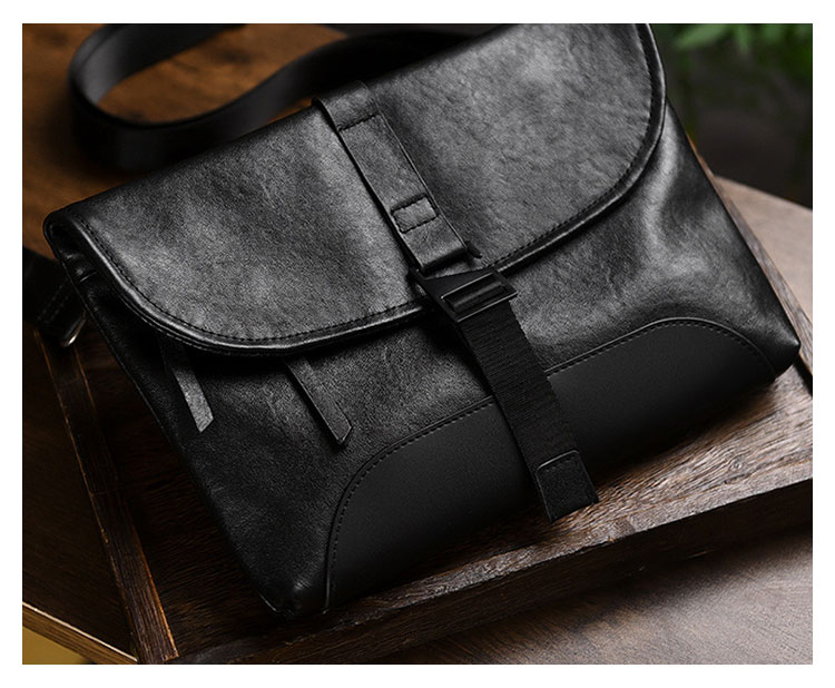 Whatna アンティーク風合い鞣し 天 然 牛 革 ワンショルダーバッグメンズ 3WAY クラッチ ショルダー ボディ斜め掛け胸バッグ ビジネス フォーマル 冠婚葬祭 結婚式 肩掛け バッグ紳士用 男性用  9027-1