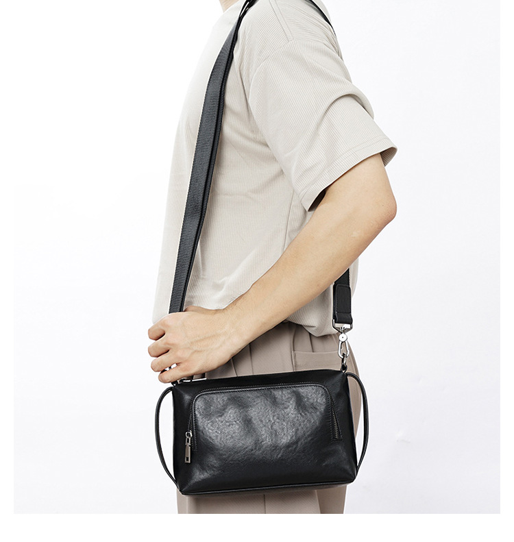 Whatnaアンティーク風合い鞣し 天 然 牛革 3WAY ワンショルダーメンズ クラッチ 肩掛け ボディ斜め掛け胸バッグ セカンドバッグ 小さい ビジネス フォーマル 結婚式 冠婚葬祭 バッグ 男性用 紳士用 7053-10