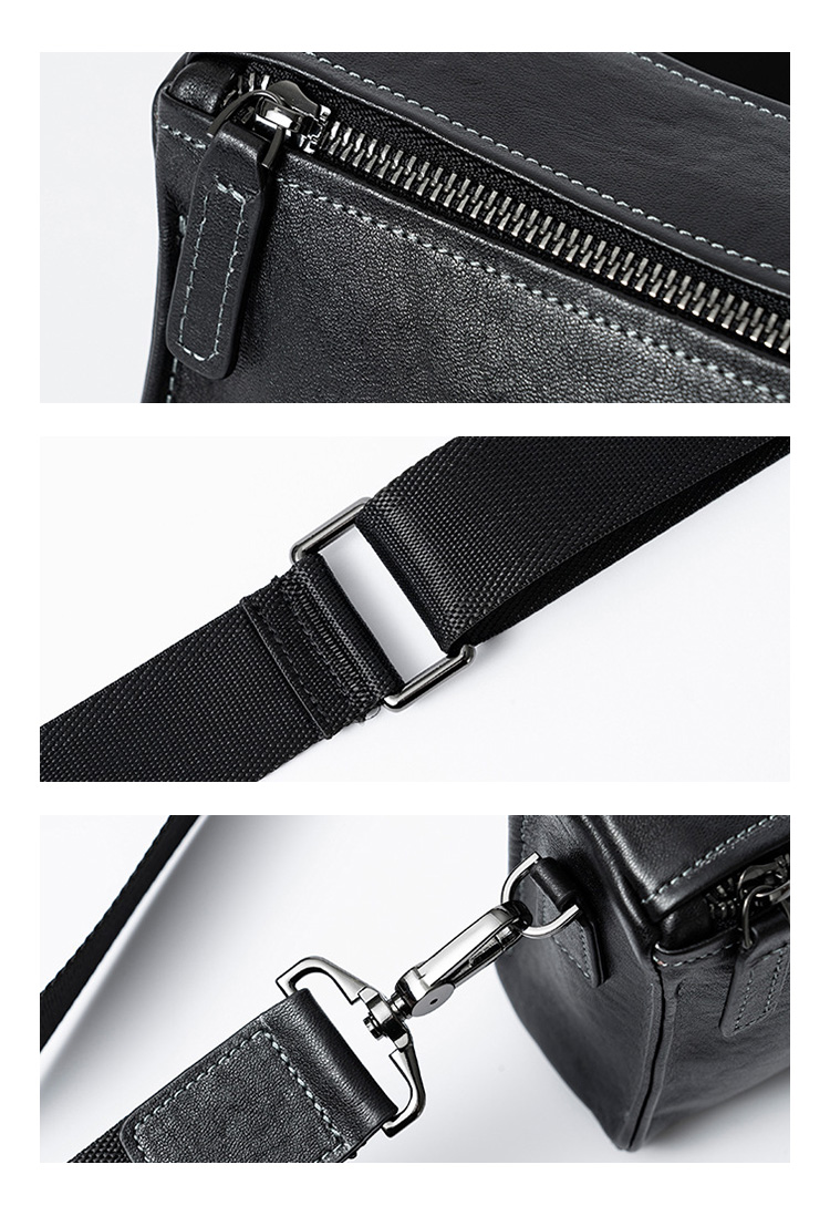 Whatna アンティーク風合い鞣し 天 然 牛革 3WAY ワンショルダーメンズ クラッチ 肩掛け ボディ斜め掛け胸バッグ セカンドバッグ 小さい ビジネス フォーマル 結婚式 冠婚葬祭 バッグ 男性用 紳士用 6795-6