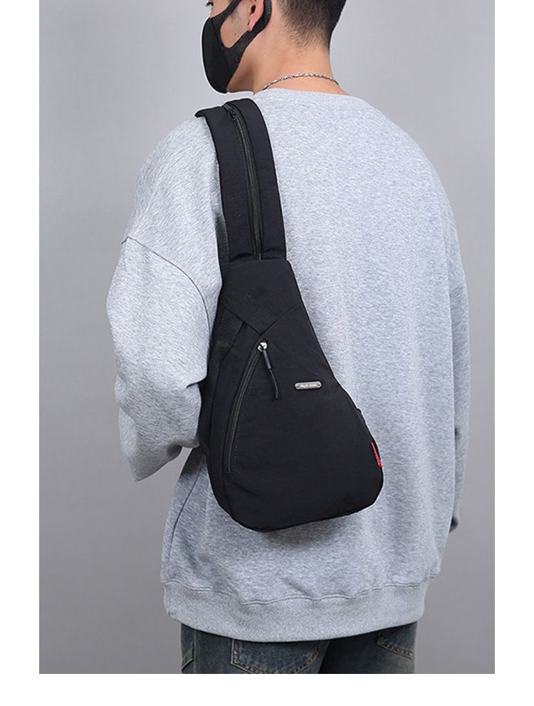 Whatna  ワンショルダーバッグ メンズ レディース 防水・耐摩耗ナイロン 多機能ボディバッグ 胸バッグ 手提げ 肩掛け リュック対応左右付け替え可A4サイズ対応-15