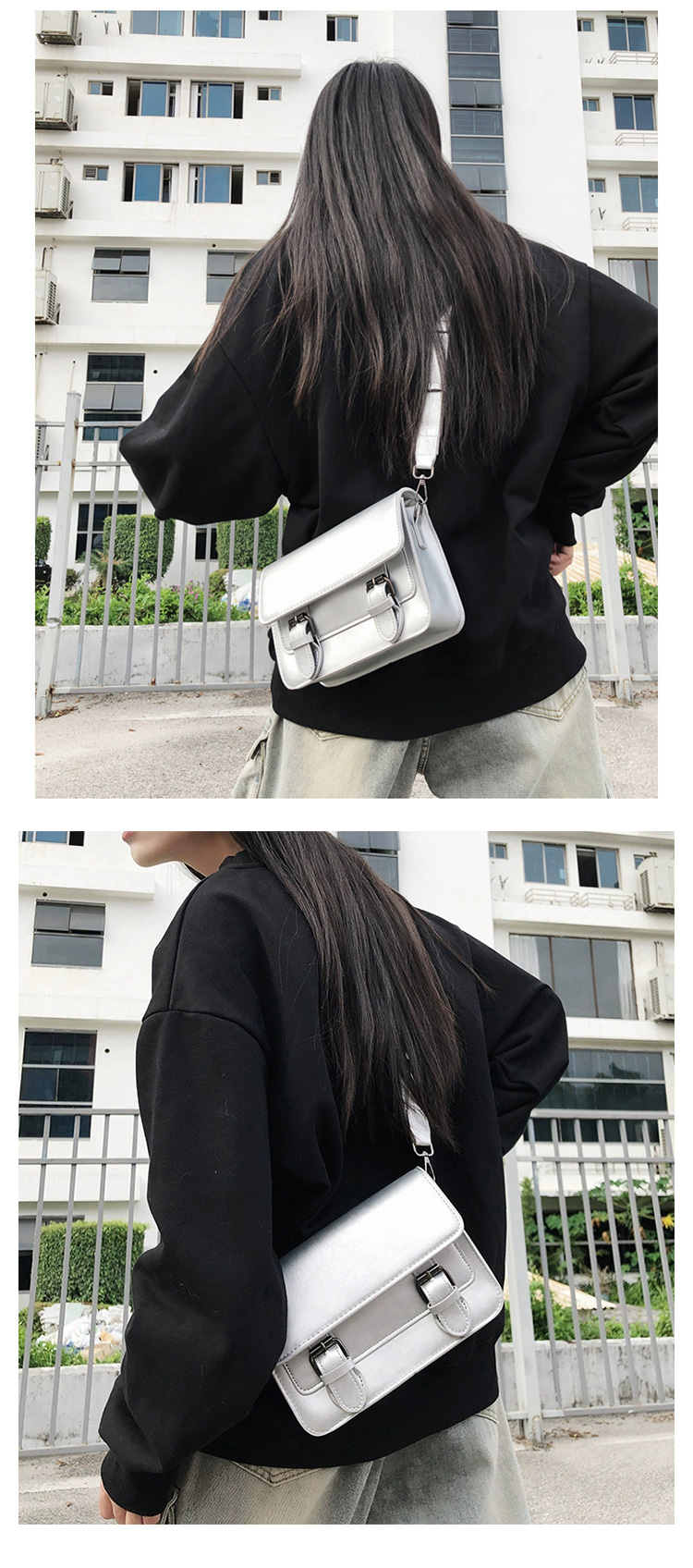 斜めがけボディバッグ ワンショルダーメンズかばん 斜めがけ 肩掛けバッグメッセンジャーバッグ シンプル カジュアル PUレザ ー  7.9 ipad Mini収納可-11