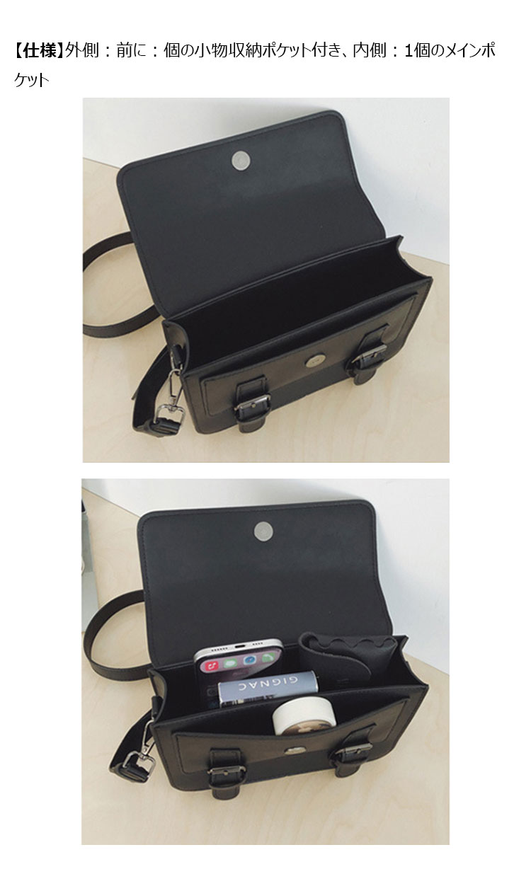 斜めがけボディバッグ ワンショルダーメンズかばん 斜めがけ 肩掛けバッグメッセンジャーバッグ シンプル カジュアル PUレザ ー  7.9 ipad Mini収納可-5