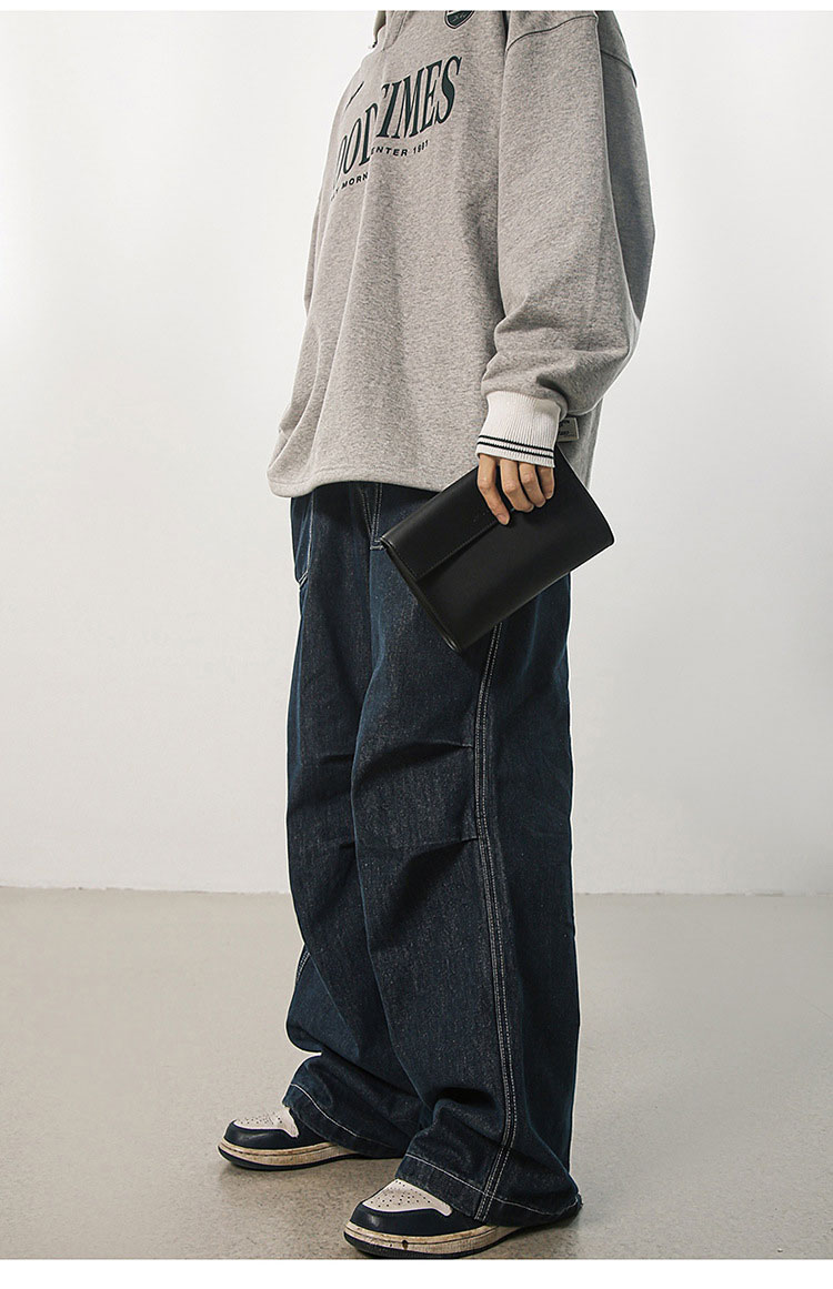 Whatna 革 3WAY メンズ ボディバッグ・クラッチ・ハンドバッグ ─ 斜め掛けOK/着脱式ストラップ/フォーマル・冠婚葬祭対応-11