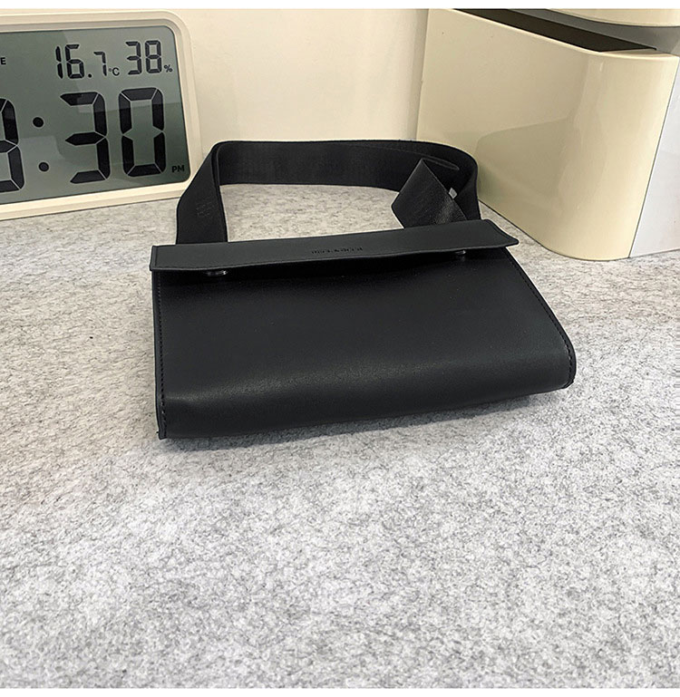 Whatna 革 3WAY メンズ ボディバッグ・クラッチ・ハンドバッグ ─ 斜め掛けOK/着脱式ストラップ/フォーマル・冠婚葬祭対応-3