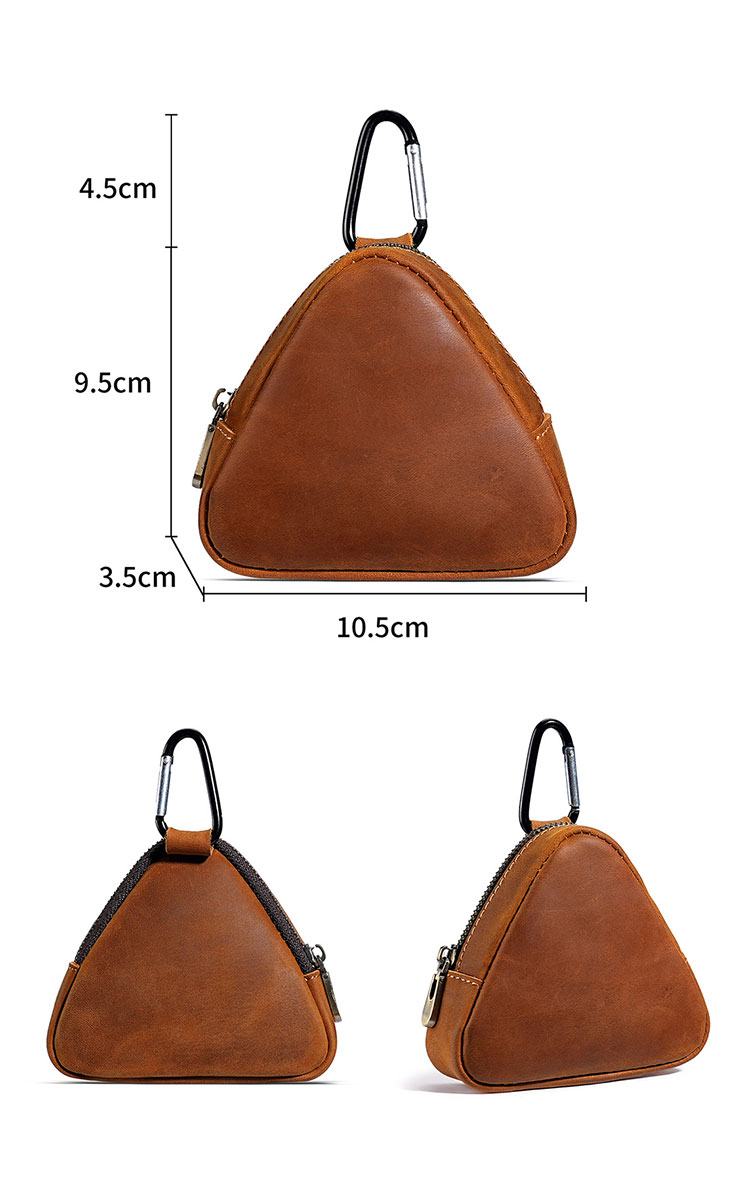 Whatna 天 然 厚 手 牛革 小銭入れ コインケース メンズ レディースミニ財布 小さい財布 札入れ カードケース 本革 イヤホン収納ケース 2083-1