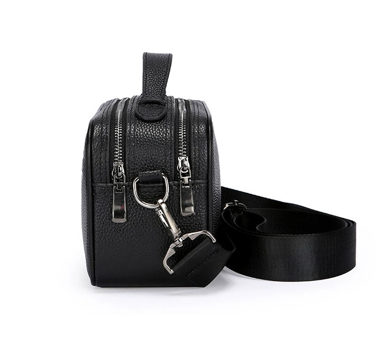 Whatna牛革 セカンド バッグ メンズ 3way 斜め掛け 手提げ クラッチ ショルダーバッグ ハンドストラップ付 ショルダーベルト付 2室仕切 厚 手 レザー 結婚式 ビジネス フォーマル 冠婚葬祭 紳士用 自転車かばん 男性用プレゼントBND750-2