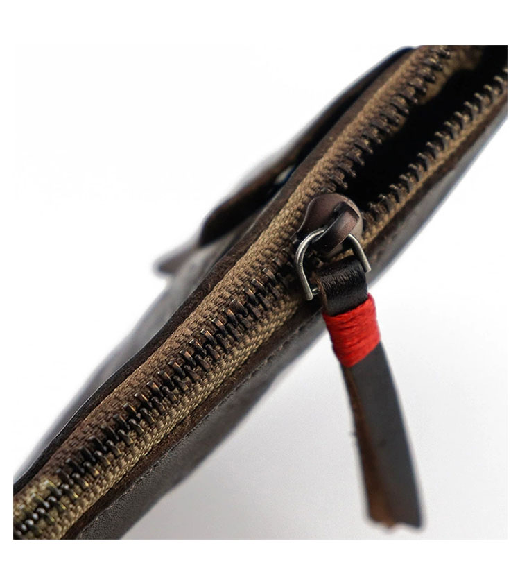 Whatnaアンティーク風合い鞣し 天 然 牛 革 小銭入れ コインケース メンズ レディースミニ財布 小さい財布 札入れ カードケース 本革 イヤホン収納ケース SG131-6