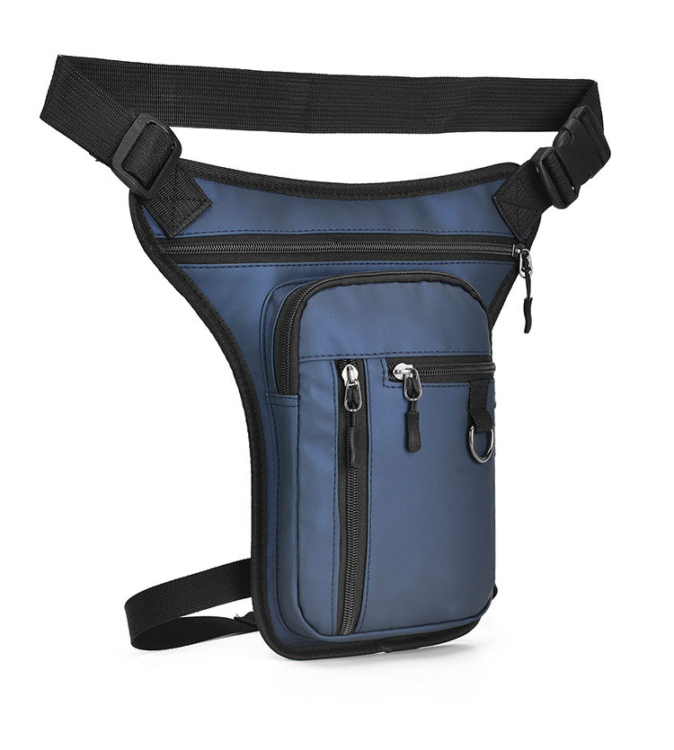 Whatna ミニ ショルダーバッグ メンズ レディース 防水オックスフォード バイク用 ウエストバッグ ウエストポーチ 小型 ボディバッグ 斜めがけ 胸掛け ライダー 男女兼用 通勤 通学 旅行 アウトドア 多機能 軽量 18-8-2