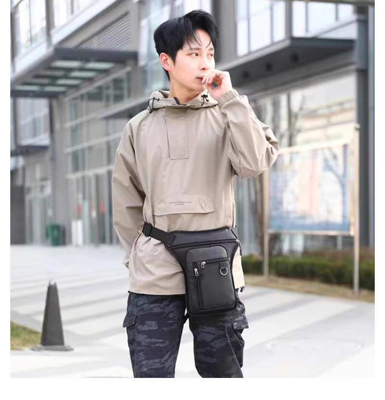 Whatna ミニ ショルダーバッグ メンズ レディース 防水オックスフォード バイク用 ウエストバッグ ウエストポーチ 小型 ボディバッグ 斜めがけ 胸掛け ライダー 男女兼用 通勤 通学 旅行 アウトドア 多機能 軽量 18-8-10