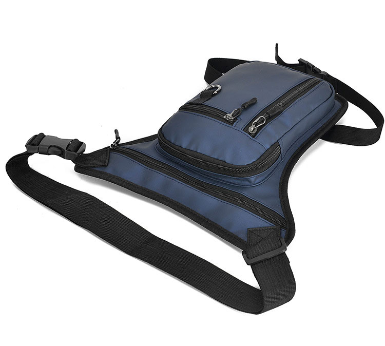 Whatna ミニ ショルダーバッグ メンズ レディース 防水オックスフォード バイク用 ウエストバッグ ウエストポーチ 小型 ボディバッグ 斜めがけ 胸掛け ライダー 男女兼用 通勤 通学 旅行 アウトドア 多機能 軽量 18-8-5