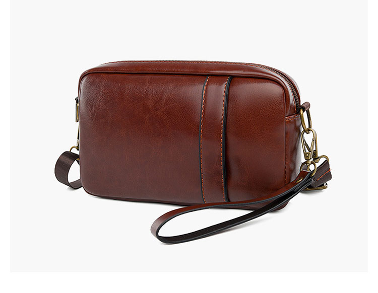 Whatna 革 ミニショルダーバッグ メンズ 3way セカンドバッグ ミニ斜め掛け ボディバッグ ワンショルダー PUレザーIpad mini収納可 横型 手提げ 手持ち カジュアル ビジネス 通学 通勤 SH141-2