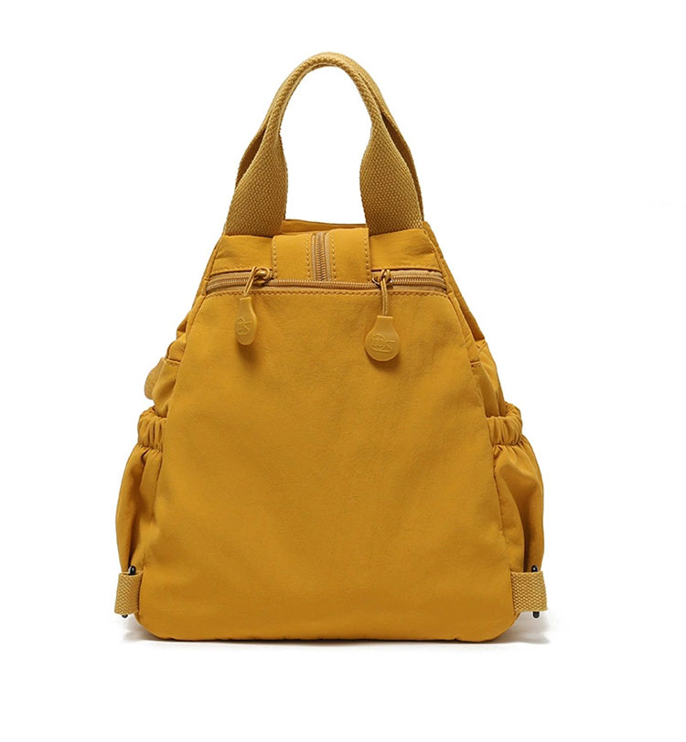 Whatna  ワンショルダーバッグ メンズ レディース 防水・耐摩耗ナイロン 2室仕切 ポケットが多い 多機能ボディバッグ 胸バッグ トート 肩掛け リュック対応左右付け替え可 ipad  9.7対応-3