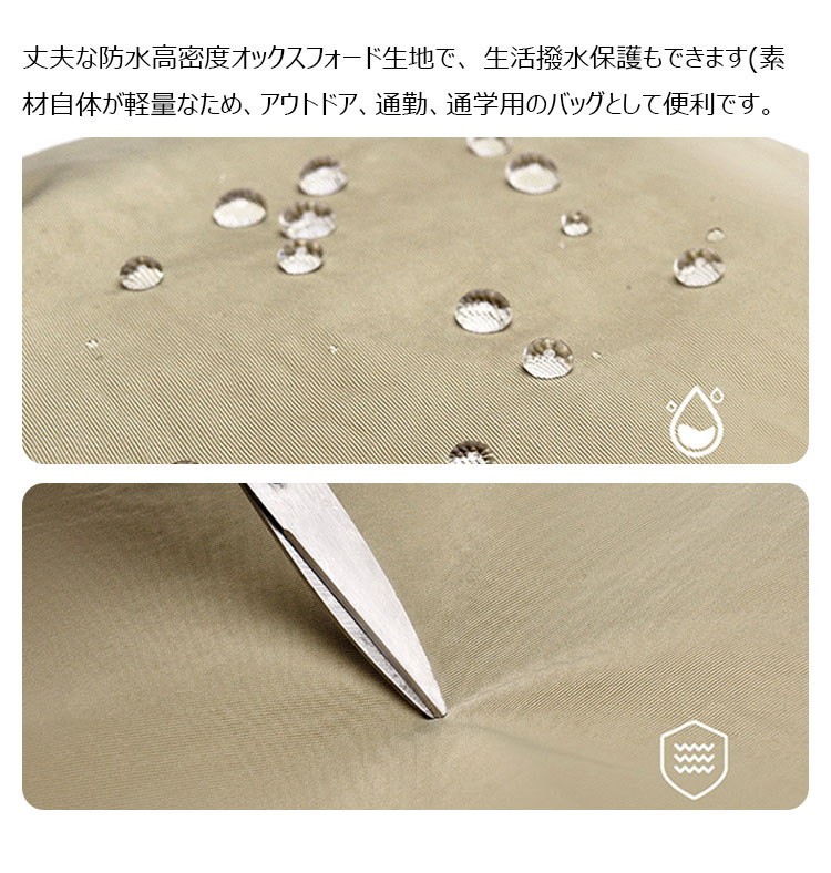 Whatna ワンショルダーメンズ  レディース ボディ斜め掛けバッグ 肩掛け 手提げバック ダブルファスナー  左右付け替え可能 軽くて持 防水性が高い-10