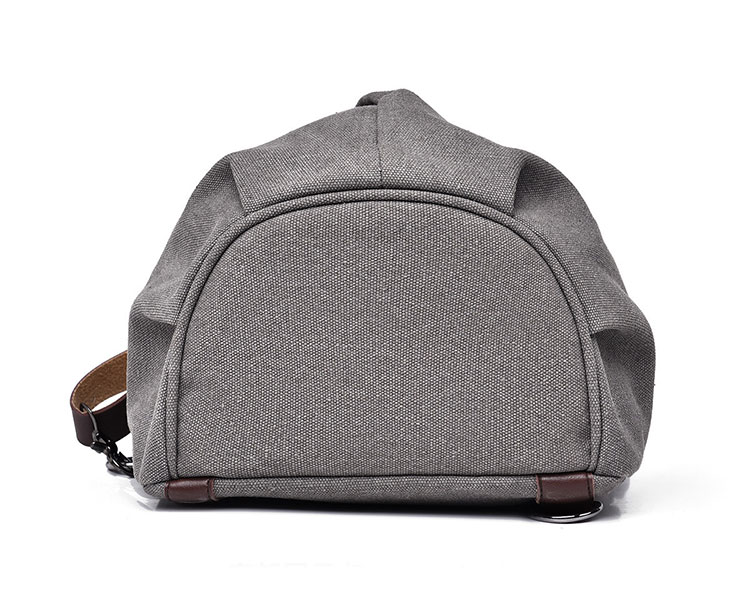 Whatna 帆布 斜めがけ ボディバッグ ワンショルダー メンズ 胸バッグ ダブルファスナー厚 手 キャンバス  8030-4