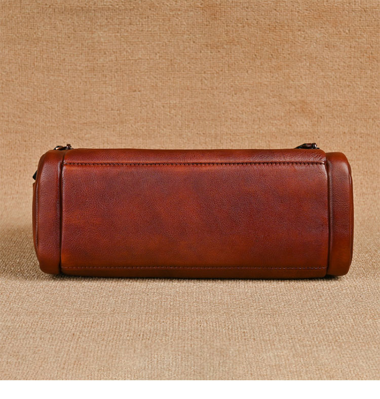 Whatna アンティーク風合い鞣し天 然 牛革 ショルダーバッグ メンズ 斜め掛けボディ胸バッグipad 9.7収納可 肩掛け 通勤 通学 ビジネスバッグ 小さめメッセンジャーバッグ自転車 かばん男性用 2045-5