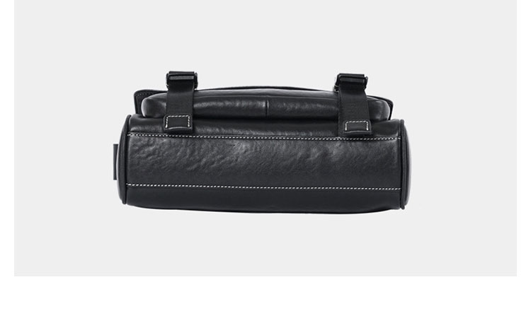 Whatna アンティーク風合い鞣し天 然 牛革 ショルダーバッグ メンズ  斜め掛けボディ胸バッグipad 10.5収納可 肩掛け 通勤 通学 ビジネスバッグ 小さめメッセンジャーバッグ自転車 かばん男性用 ブラック7058-5