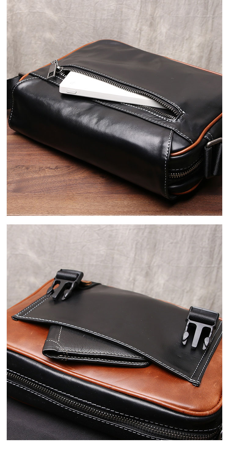 Whatna アンティーク風合い鞣し天 然 牛革 ショルダーバッグ メンズ 斜め掛けボディ胸バッグIpad 9.7収納可 肩掛け 通勤 通学 ビジネスバッグ 小さめメッセンジャーバッグ自転車 かばん男性用 2004-8