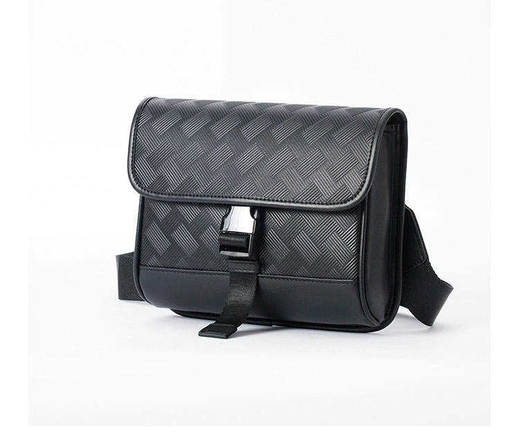 Whatna アンティーク風合い鞣し天 然 牛革 ショルダーバッグ メンズ  斜め掛けボディ胸バッグIpadMini収納可 肩掛け 通勤 通学 ビジネスバッグ 小さめメッセンジャーバッグ自転車 かばん男性用 ブラック7083-2