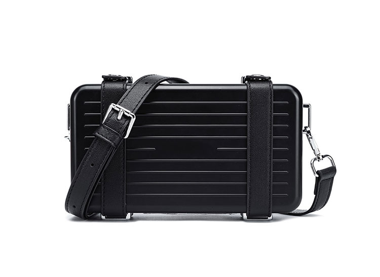 Whatna 3WAY ミニショルダーバッグ メンズ レディース クラッチバッグ 斜め掛け 肩掛け 胸掛け 3室仕切 取り外し可能ストラップ ABS+PC素材 iPad mini対応 軽量 防水 コンパクト 通勤 通学 ビジネス 冠婚葬祭 おしゃれ 男女兼用 ギフト-1