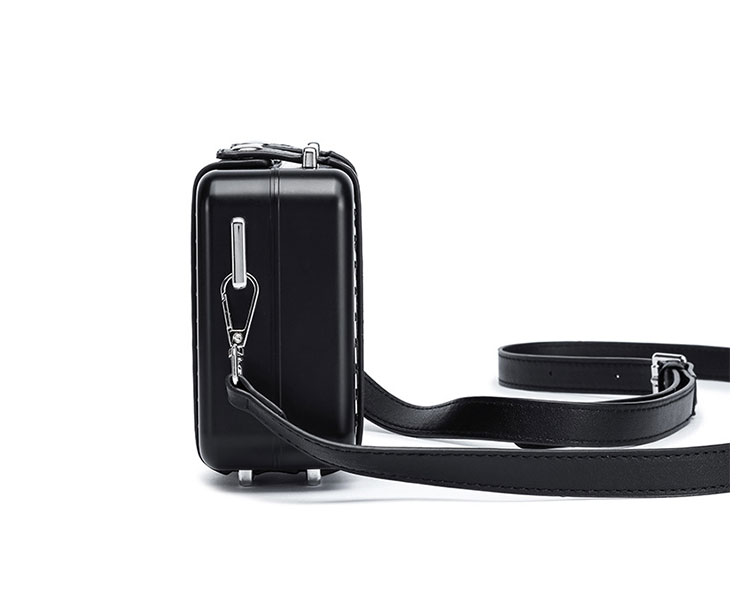 Whatna 3WAY ミニショルダーバッグ メンズ レディース クラッチバッグ 斜め掛け 肩掛け 胸掛け 3室仕切 取り外し可能ストラップ ABS+PC素材 iPad mini対応 軽量 防水 コンパクト 通勤 通学 ビジネス 冠婚葬祭 おしゃれ 男女兼用 ギフト-2