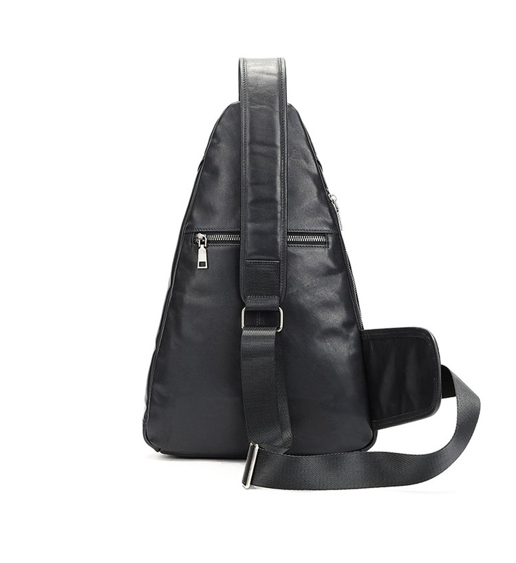 Whatna アンティーク風合い鞣し天 然牛 革 斜めがけ ボディバッグ ワンショルダーメンズ 本革 厚手  レザー 9176-4