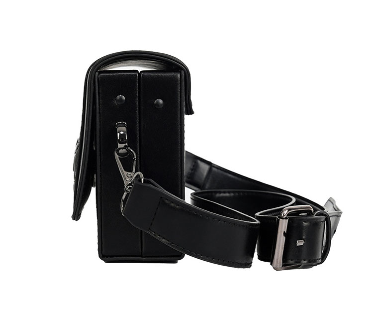 Whatna ボディバッグ メンズ ミニ 横型 2way ショルダーバッグ 胸掛け ハードタイプ マグネットフラップ PUレザー コンパクト 軽量 19×12cm 小型 斜め掛け 肩掛け 通勤 通学 旅行 カジュアル おしゃれ 鞄-3