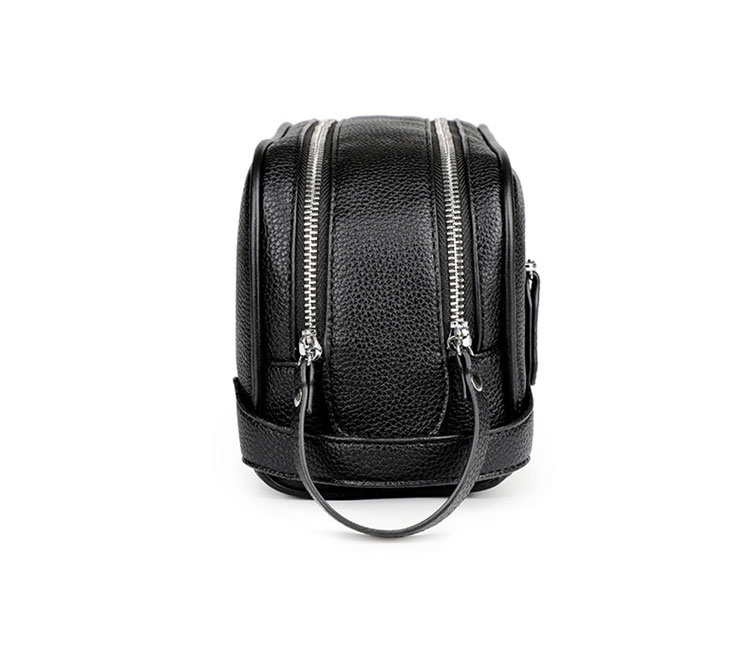 Whatna セカンドバッグ メンズ 2way pu レザー ボックス型ハンドバッグ  クラッチ 手持ち 手提げ 化粧 バッグフォーマル 結婚式 葬式 冠婚葬祭 パーティー バッグ-3