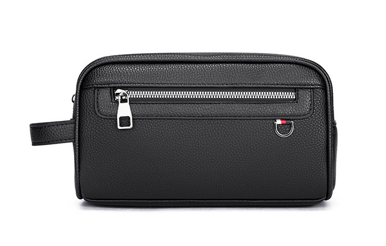 Whatna  セカンドバッグ メンズ  pu レザー ボックス型ハンドバッグ  クラッチ 手持ち 手提げ 化粧 バッグフォーマル 結婚式 葬式 冠婚葬祭 パーティー バッグ-4