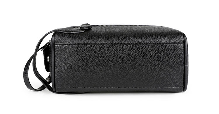 Whatna セカンドバッグ メンズ 2way pu レザー ボックス型ハンドバッグ  クラッチ 手持ち 手提げ 化粧 バッグフォーマル 結婚式 葬式 冠婚葬祭 パーティー バッグ-5