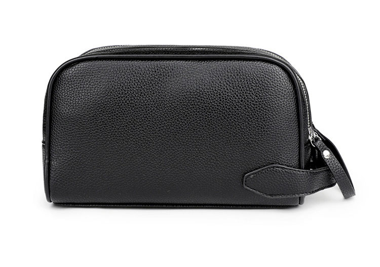 Whatna セカンドバッグ メンズ 2way pu レザー ボックス型ハンドバッグ  クラッチ 手持ち 手提げ 化粧 バッグフォーマル 結婚式 葬式 冠婚葬祭 パーティー バッグ-4