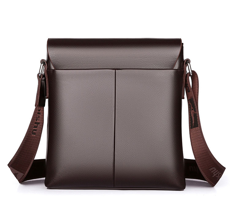 Whatna  ワンショルダーバッグ メンズ胸バッグ 斜め掛け 肩掛け PUレザー iPad 9.7収納可 コンパクト 軽量 ビジネス 通勤 旅行 登山 出張用-3