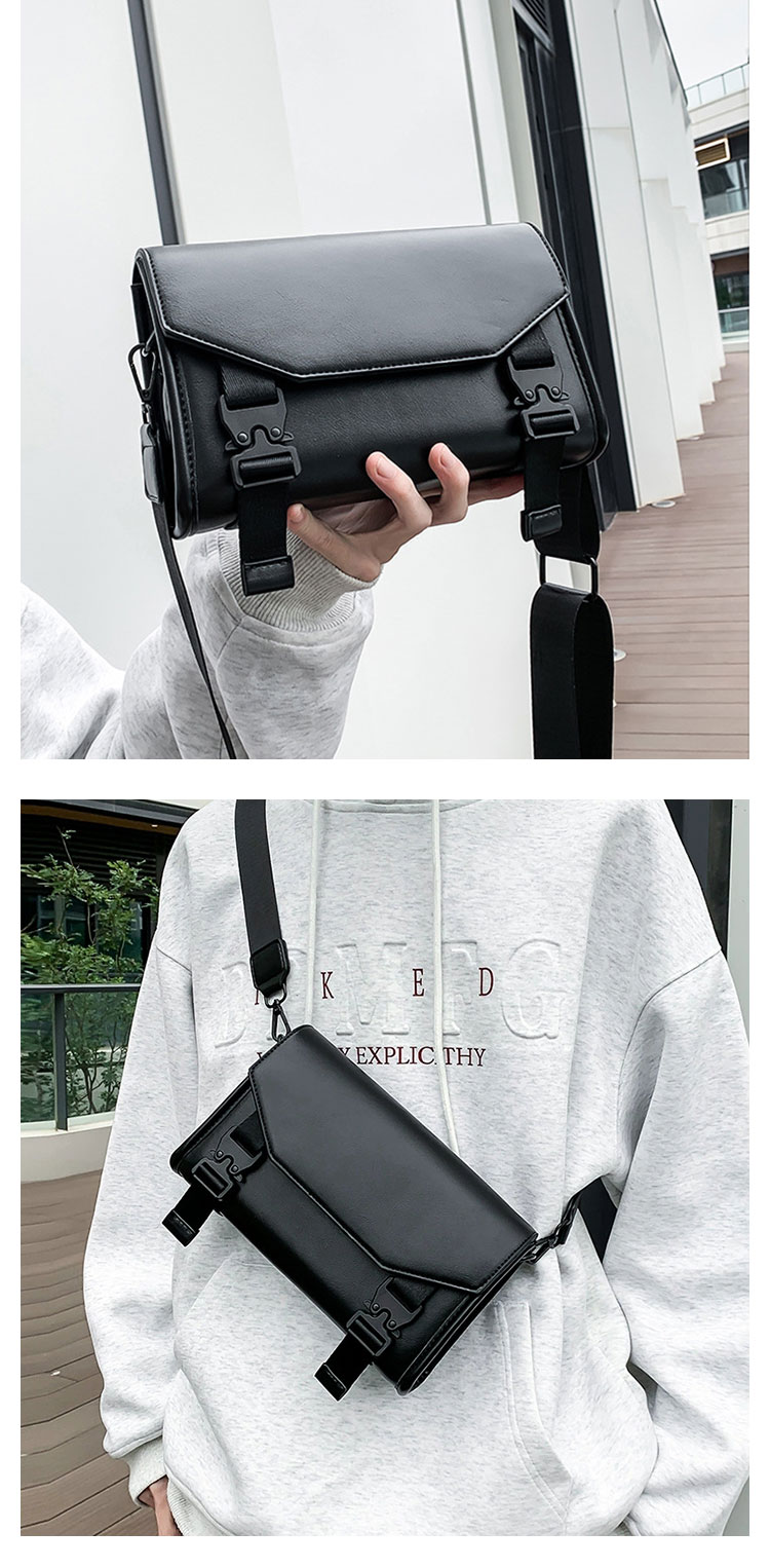 Whatna ボディバッグ メンズ 3way ショルダーバッグ クラッチバッグ 手持ち 斜め掛け 肩掛け 取り外し可能ストラップ iPad mini収納可 PUレザー 軽量 コンパクト 通勤 通学 旅行 ビジネス カジュアル おしゃれ 鞄-9