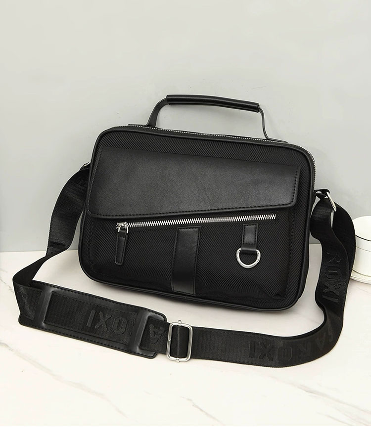 Whatna  ボディバッグ メンズ 3way ショルダーバッグ クラッチ 手持ち 斜め掛け 肩掛け A4対応 iPad 10.5インチ収納可 PUレザー 合成皮革 軽量 薄型 通勤 通学 旅行 ビジネス カジュアル 鞄-2