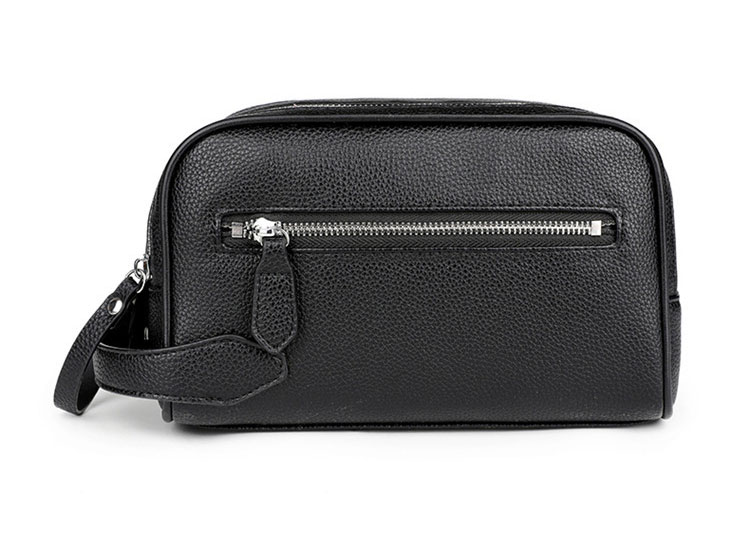 Whatna セカンドバッグ メンズ 2way pu レザー ボックス型ハンドバッグ  クラッチ 手持ち 手提げ 化粧 バッグフォーマル 結婚式 葬式 冠婚葬祭 パーティー バッグ-2