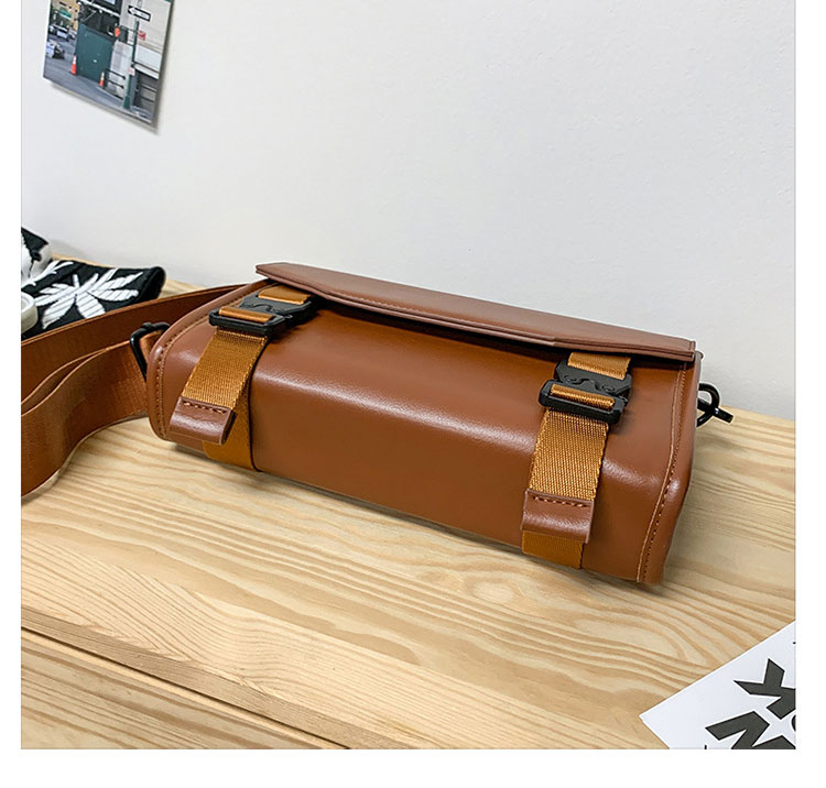 Whatna ボディバッグ メンズ 3way ショルダーバッグ クラッチバッグ 手持ち 斜め掛け 肩掛け 取り外し可能ストラップ iPad mini収納可 PUレザー 軽量 コンパクト 通勤 通学 旅行 ビジネス カジュアル おしゃれ 鞄-4