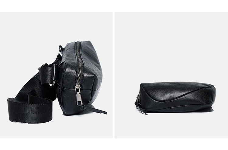 Whatnaアンティーク風合い鞣し天 然牛 革 斜めがけ ボディバッグ ワンショルダーメンズ 本革 厚手  レザー 2712D-4