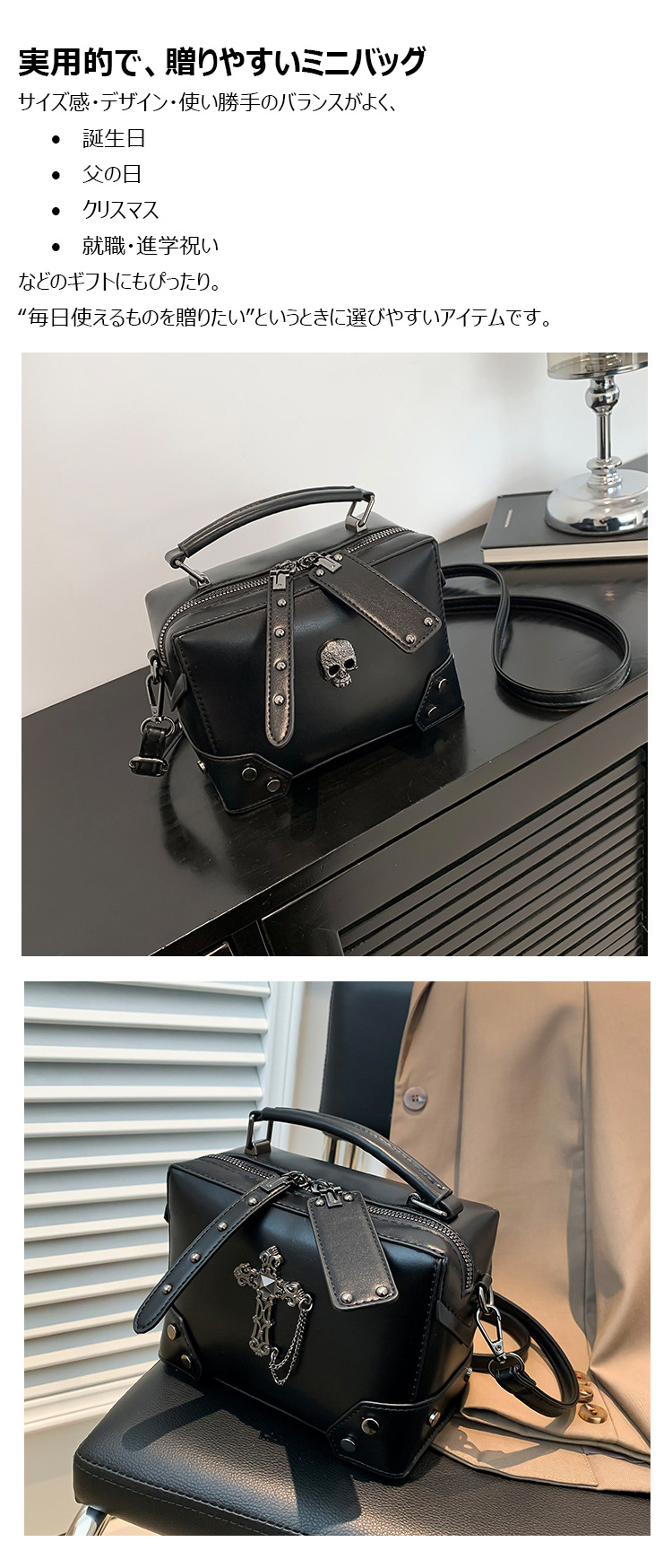 Whatna  3way ショルダーバッグ メンズ  クラッチバッグ ボディバッグ手持ち 斜め掛け 肩掛け 取り外し可能ストラップダブルファスナー仕様PUレザー 軽量 コンパクト 通勤 通学 旅行 ビジネス カジュアル おしゃれ 鞄-8