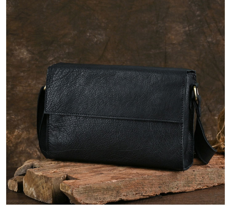 Whatnaアンティーク風合い鞣し天 然 牛革 ショルダーバッグ メンズ  斜め掛けボディ胸バッグ ipad9.7収納可 肩掛け ビジネス 通勤 通学  小さめ メッセンジャーバッグ自転車 かばん男性用DJ058-3