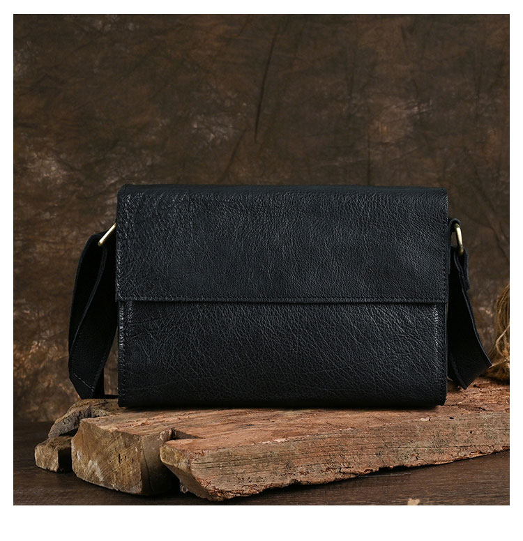 Whatnaアンティーク風合い鞣し天 然 牛革 ショルダーバッグ メンズ  斜め掛けボディ胸バッグ ipad9.7収納可 肩掛け ビジネス 通勤 通学  小さめ メッセンジャーバッグ自転車 かばん男性用DJ058-1