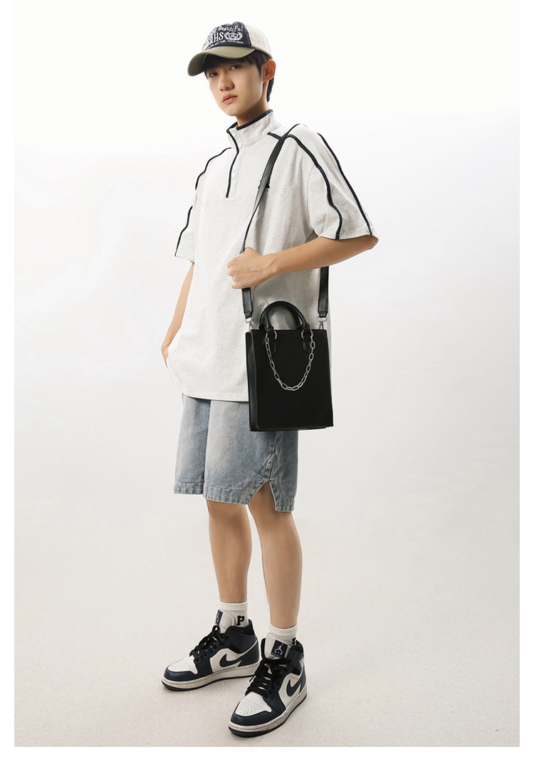 Whatna 3way ショルダーバッグ メンズ  クラッチバッグ ボディバッグ手持ち 斜め掛け 肩掛け 取り外し可能ストラップ iPad mini収納可 PUレザー 軽量 コンパクト 通勤 通学 旅行 ビジネス カジュアル おしゃれ 鞄-10