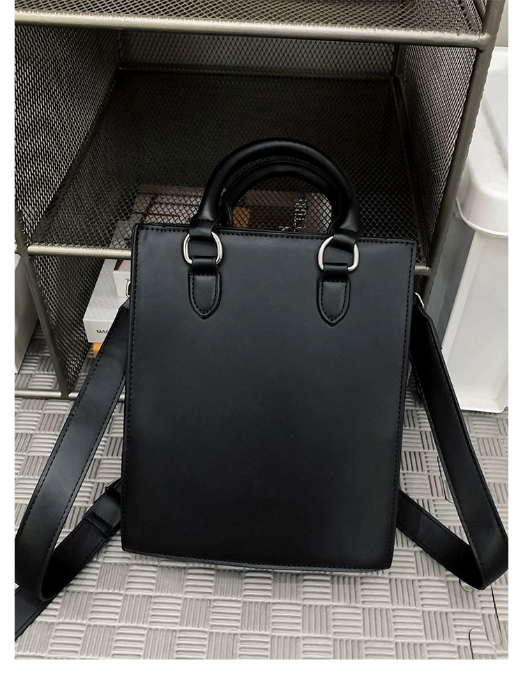 Whatna 3way ショルダーバッグ メンズ  クラッチバッグ ボディバッグ手持ち 斜め掛け 肩掛け 取り外し可能ストラップ iPad mini収納可 PUレザー 軽量 コンパクト 通勤 通学 旅行 ビジネス カジュアル おしゃれ 鞄-2