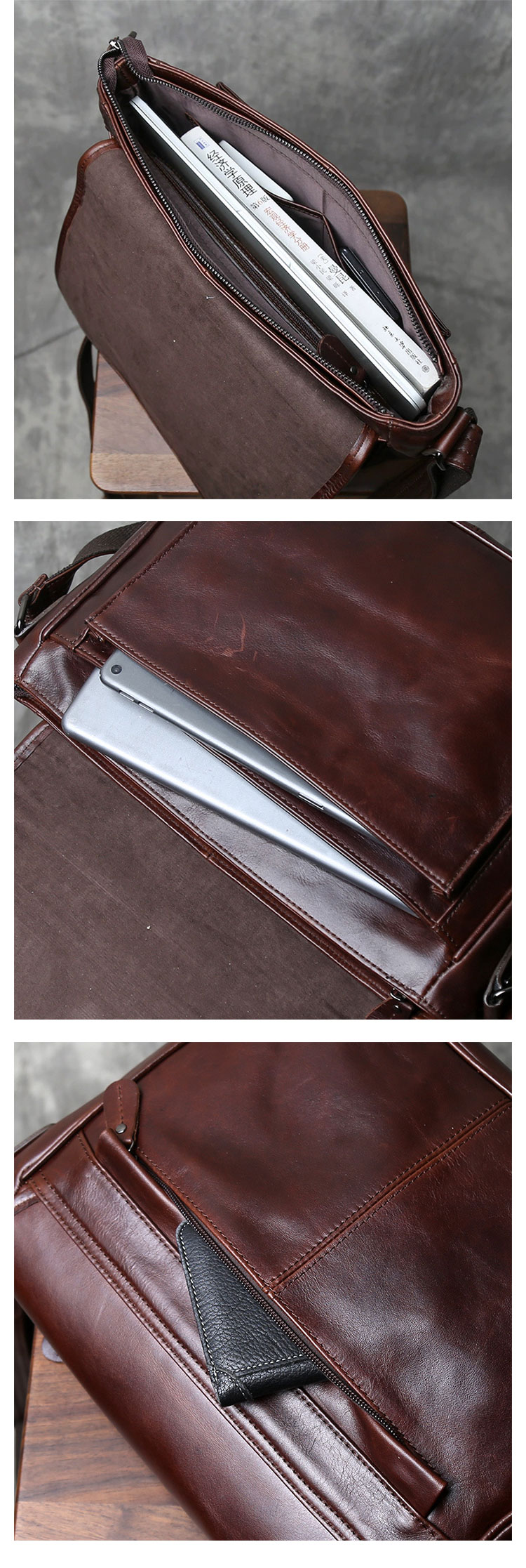 Whatna アンティーク風合い鞣し天 然 牛革 ワンショルダー メンズ 斜めがけボディバッグ クラッチ 肩掛け 手提げ A4サイズ収納可結婚式  ビジネス フォーマル 冠婚葬祭 2049-8