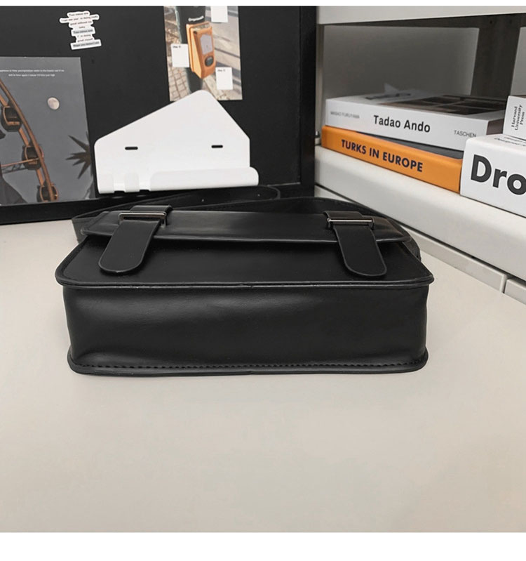 Whatna メンズ 3WAYショルダーバッグ 手提げ・斜め掛け フラップ式 PUレザー 7.9型対応 60321-5