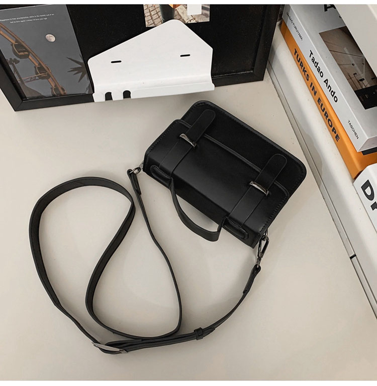 Whatna メンズ 3WAYショルダーバッグ 手提げ・斜め掛け フラップ式 PUレザー 7.9型対応 60321-2