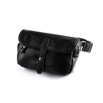 Whatna 2way 革 ボディバッグ・ワンショルダーバッグ メンズ 斜め掛け ipadmini収納可 軽量 スポーツバッグ 撥水 レザー バッグ 自転車 サイクリング ツーリング アウトドア 遠足 旅行 通勤 通学 黒 ブラウン(2089)