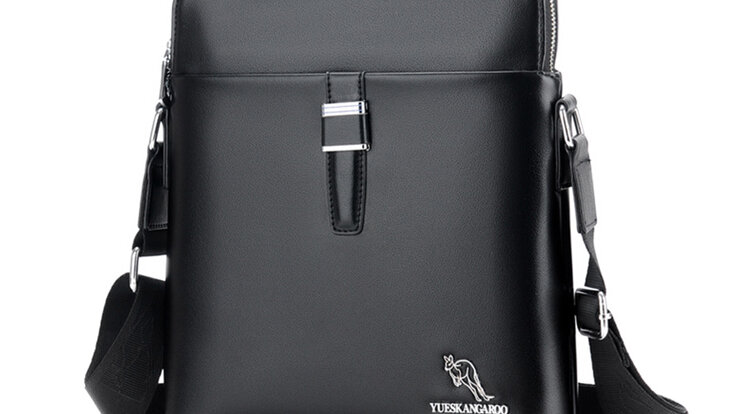 Whatna ショルダーバッグ メンズ ポシェット 人気型 耐久性 革 レザー