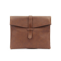 Whatna 口折れ ショルダーバッグ メンズ ポシェット人気型 耐久性 革 レザー 縦型 ビジネス バッグ メッセンジャーバッグ 斜め掛けブラウン茶色 （1077）